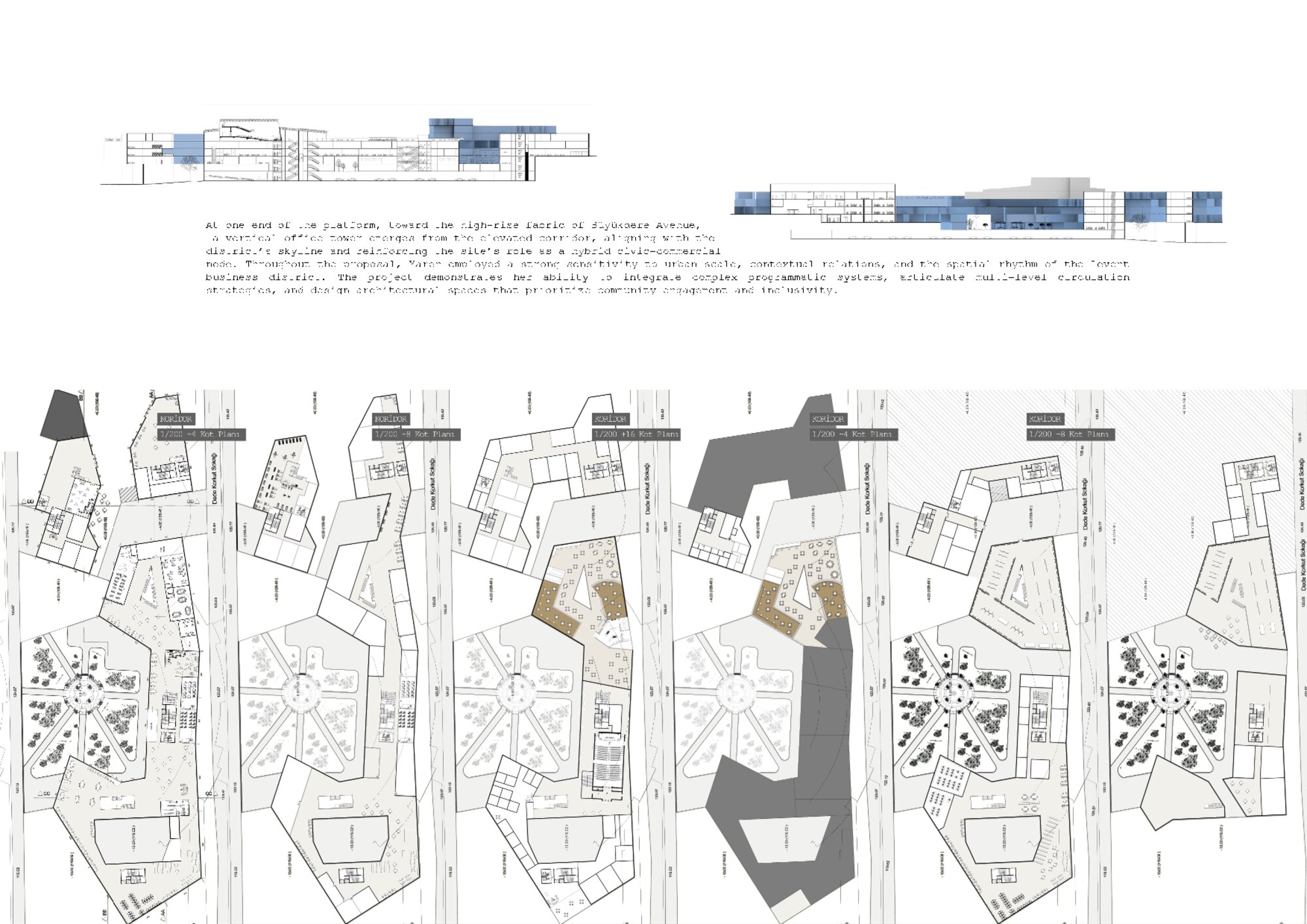 Five plan iterations and sections