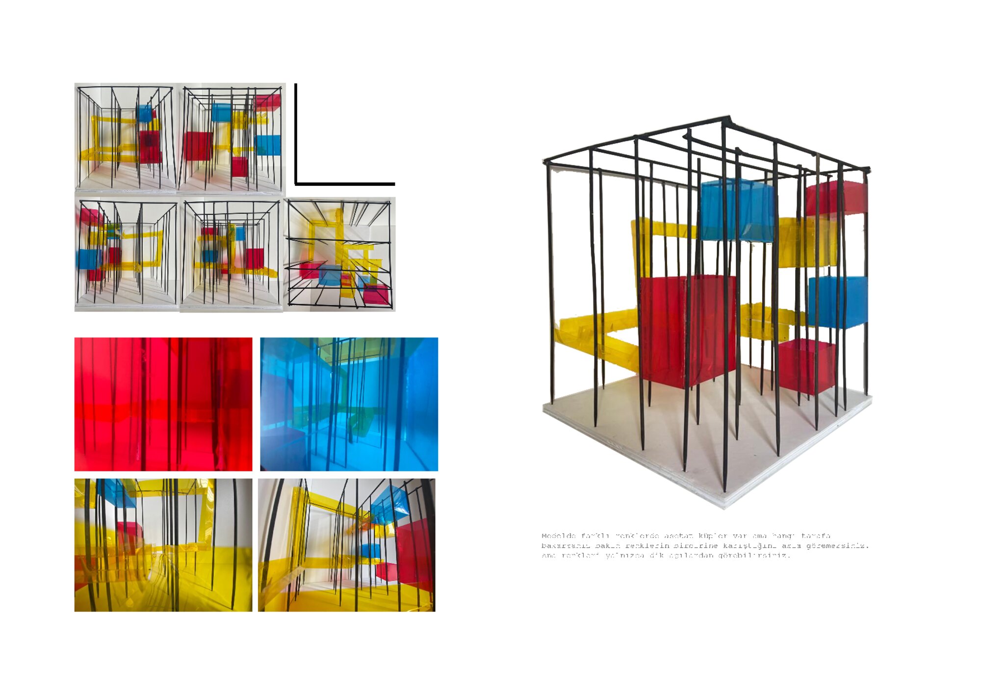 Physical model and color study photos